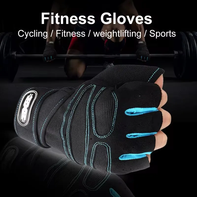 Gym Gloves Fitness Weight Lifting Gloves Body Building Training Sports Exercise Cycling Sport Workout Glove for Men Women M/L/XL