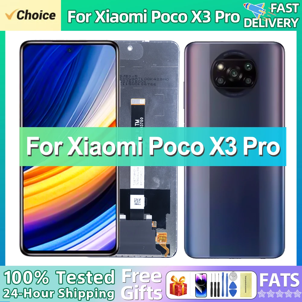 For Xiaomi Poco X3 Pro LCD Display Screen With Frame 6.67\