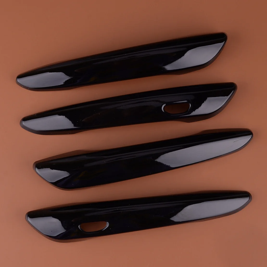 1 Set Gloss Black ABS Car Exterior Door Handle Cover Trim Fit for Mazda 3 CX-30 CX-50 MX-30 New