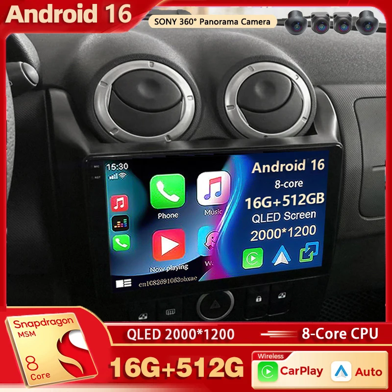 Android 16 Für LADA Largus 2012-2021 2K QLED Android Autoradio Multimedia-Videoplayer GPS AI-Sprachsteuerung CarPlay Haupteinheit 4G Stereo