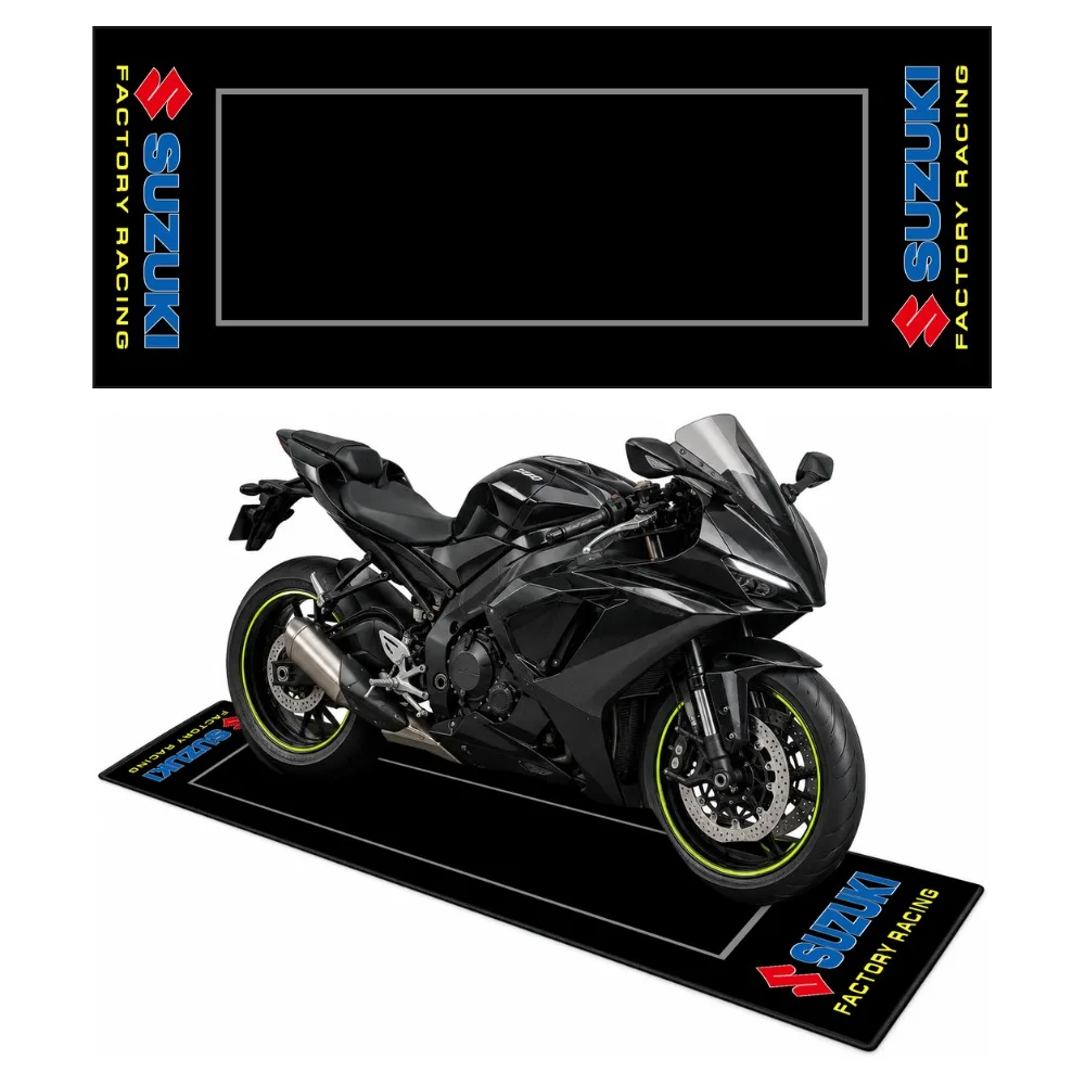 Garage Motorcycle Mat Motorbike Display Carpet Racing Style Parking Floor Rug Long Runner for Bedroom Hallway Home Decor