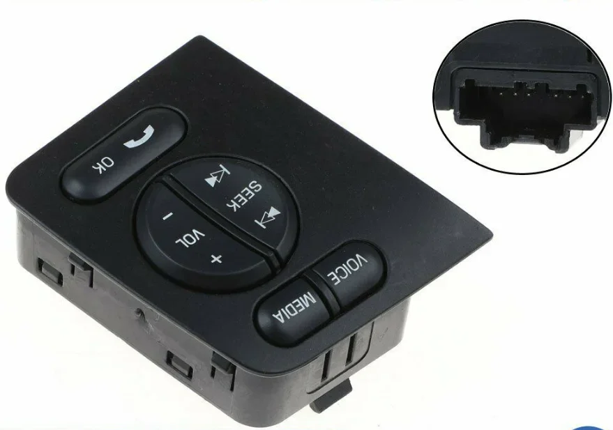 Original steering wheel volume search voice media switch For Ford Expedition F250 F350 8L2T-9E740-CAW BC3T-9E740-CCW