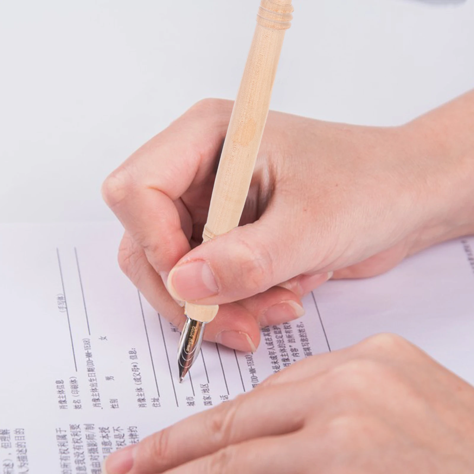 

Bamboo Pencil Extender High Hardness Not Easily Deformed Gift for Art Friends Family Home Office School Supplies