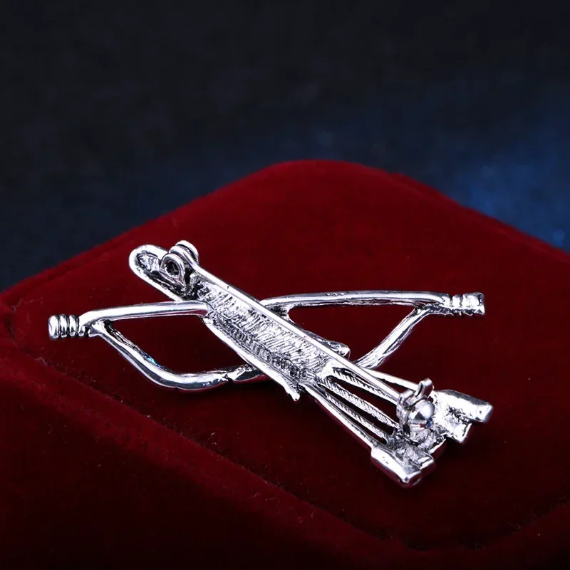 Retro Bow and Arrow Barrel Badge Brooch Men\'s Brooch Dress Pin Fashion Business Casual Jewelry