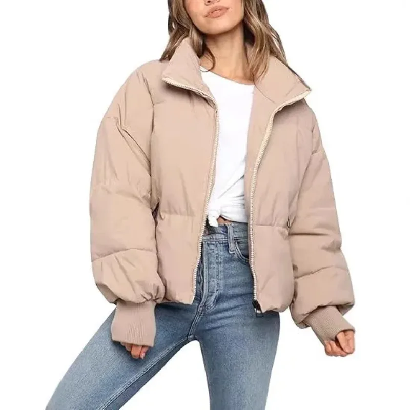 2025 Popular Cotton Jacket for Women  Loose and Slimming  Warm and Cozy  Short and Lazy Style Cotton Jacket