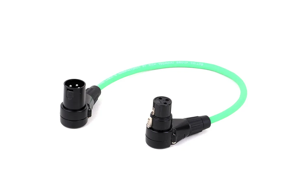 XLR-Kabel, 90-Grad-Stecker auf Buchse, Audiokabel, Kanone, symmetrisches XLR-Karton-Mikrofon, Mischpult, Soundkarte, Verlängerungsleitung – Detail 5