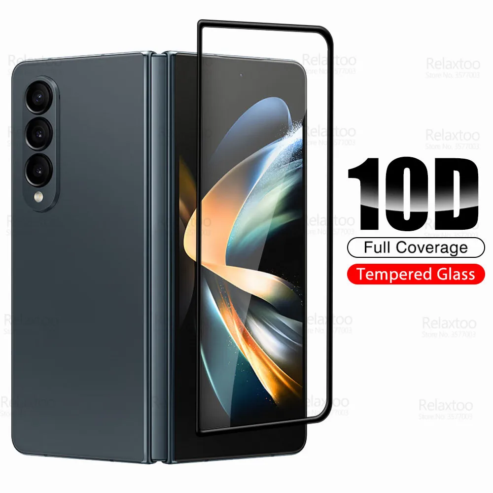 10D Full Cover Tempered Glass For Samsung Galaxy Z Fold 4 Glass Screen Protector Sumsung Fold4 ZFold4 ZFold 4 5G Protective Film