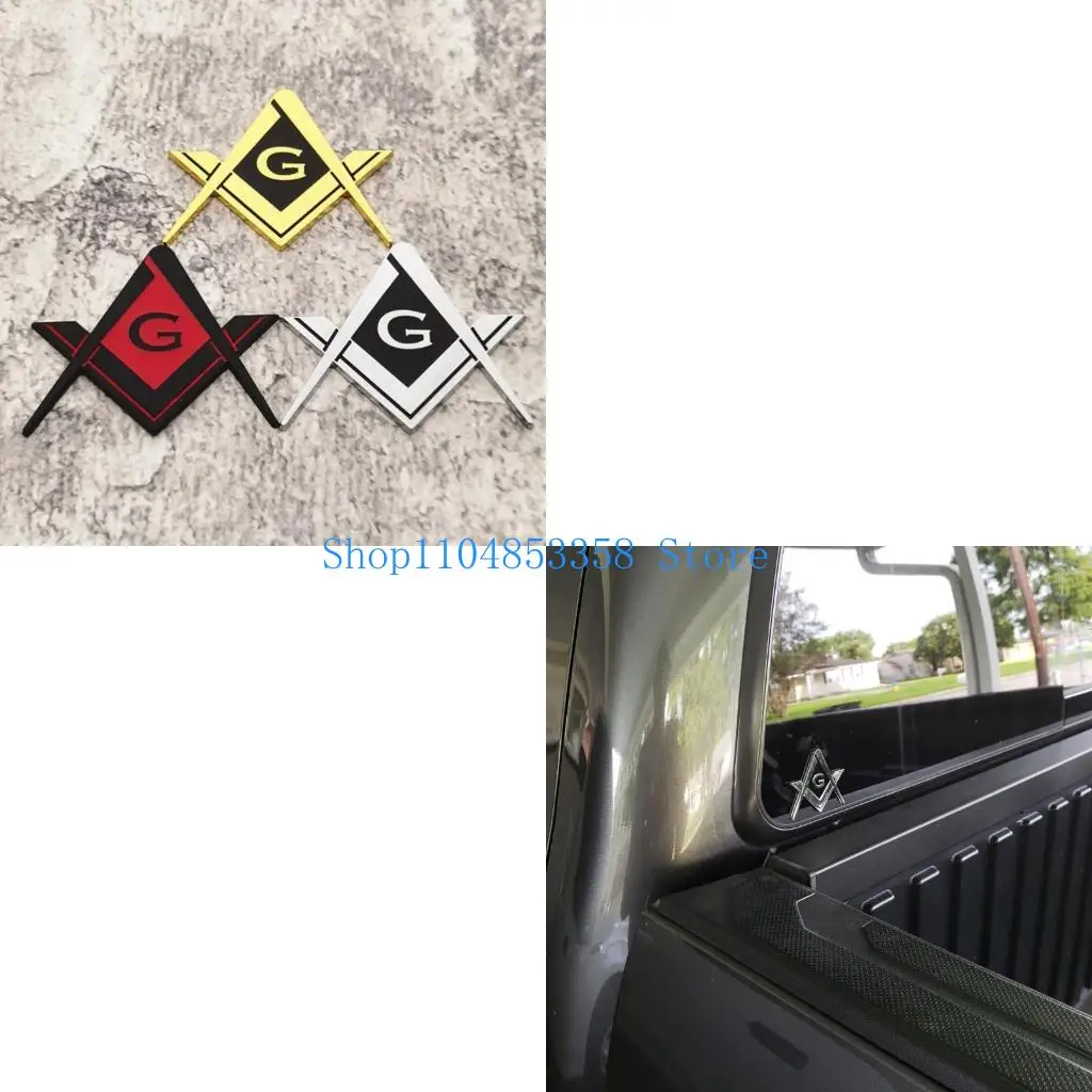 

652F Погодные масонские символы, наклейки на брюшные эмблемы для автомобиля и мотоциклов