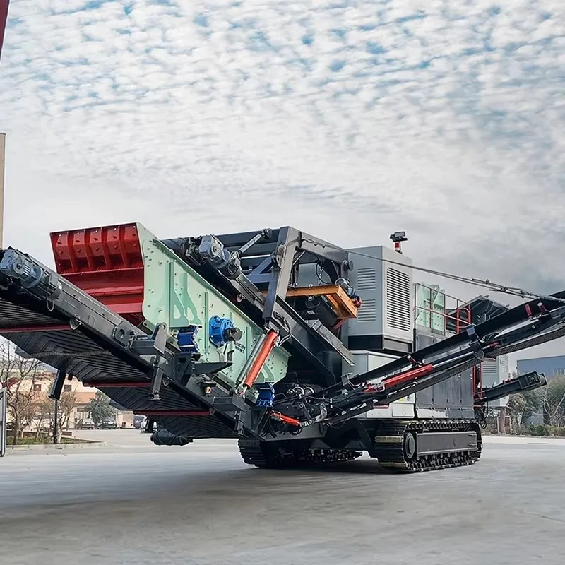 YMC12S Crawler Mobile Impact Crusher Machine Hard Rock Secondary Crushing Plant for Mining Quarry OEM Manufacturer