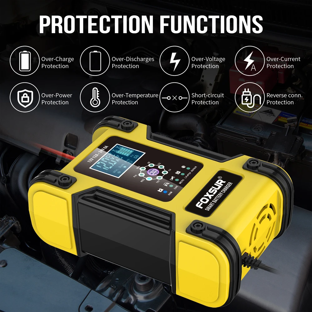 Volledig automatische slimme b - Lifepo4 Battery Charger Smart Automatic recensie en prijs