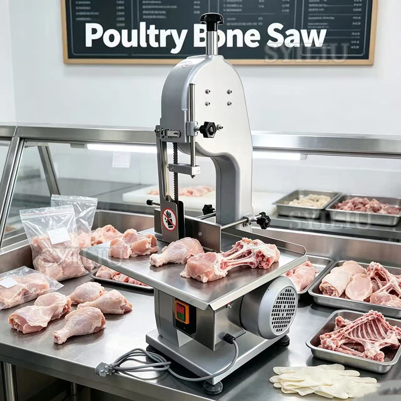 Stainless Steel Meat Cutter Bone Cutter Saw Bone Sawing Machine Bone Cutting Machine Electric Freeze Meat Fish Cutter