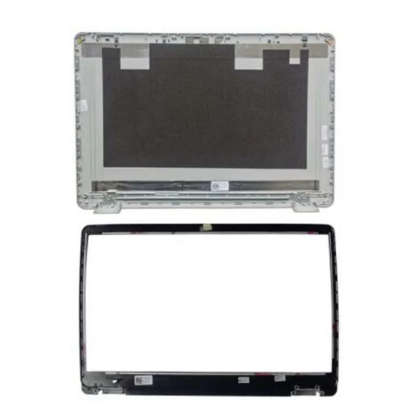 

Z New For Dell Inspiron 15 5584 LCD Rear Top Lid Back Cover & Front bezel Silver