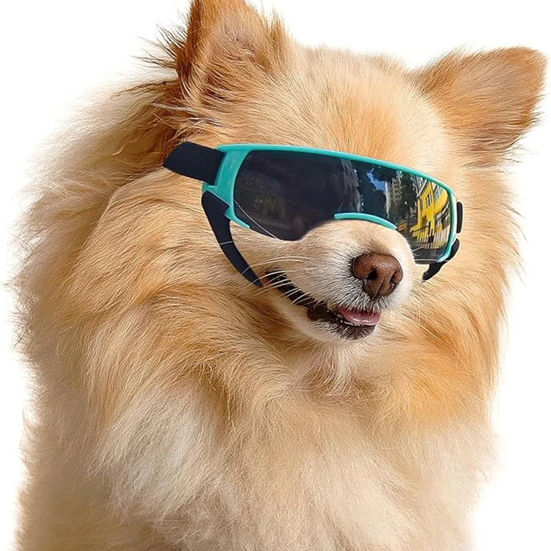 Óculos de sol para cães de raça pequena, óculos para cães pequenos, à prova de vento, anti-uv, proteção para os olhos ao ar livre