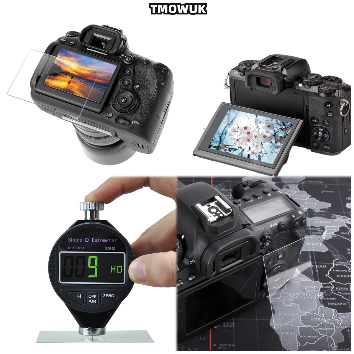 

For Nikon D7500 Anti-Fingerprint Tempered Glass - 9H Hardness Screen Protector With Oleophobic Coating And Privacy View