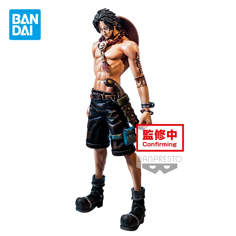 

Bandai Original One Piece Anime Figure MSP Portgas D Ace Action Figure Toys for Kids Gift Collectible Model Ornaments Dolls