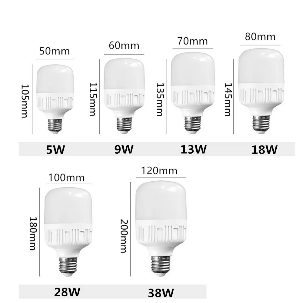 Led Energiebesparende Ballamp E27 170-265V Wit Licht Energiebesparing Globaal Licht Lampada Ampul