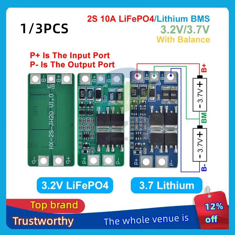 Tzt Bms 2S 3.2V 3.7… - image
