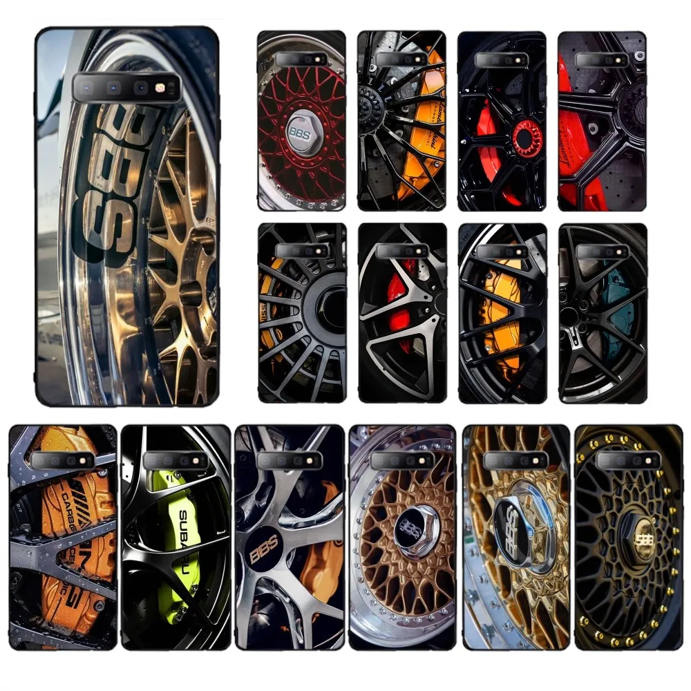 BBS Car Rim Wheel Hub Phone Case For Samsung S 9 10 20 21 22 23 30 23plus lite Ultra FE S10lite Fundas