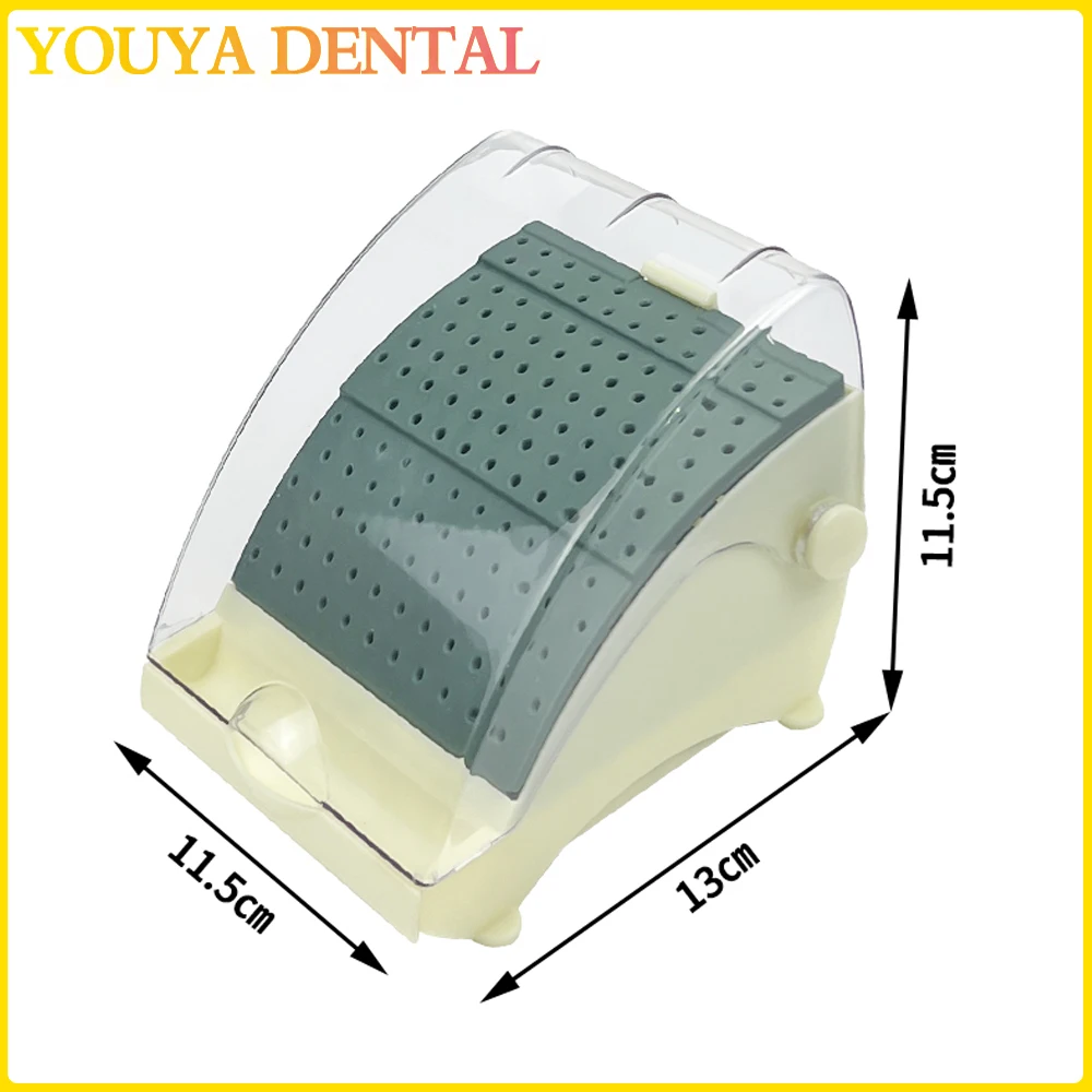 

Dental Burs Box with Drawer 142 Holes Odontologia Bur Block Holder Sterilizer Case Disinfection Box Holder for Dental Handpiece