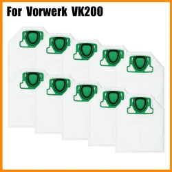 2/4/6/8 PCS Suitable for Vorwerk Kobold VK 200 vacuum cleaner accessories FP200 filter bags  replacement filter VK200 dust bags