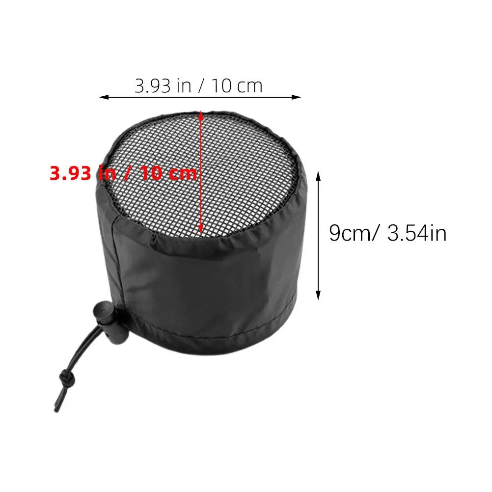2Pcs Vent Cover Air Duct Vent Cover Plant Grow Tent Polyester Filter Adjustable Size Elastic Band Fixing Button