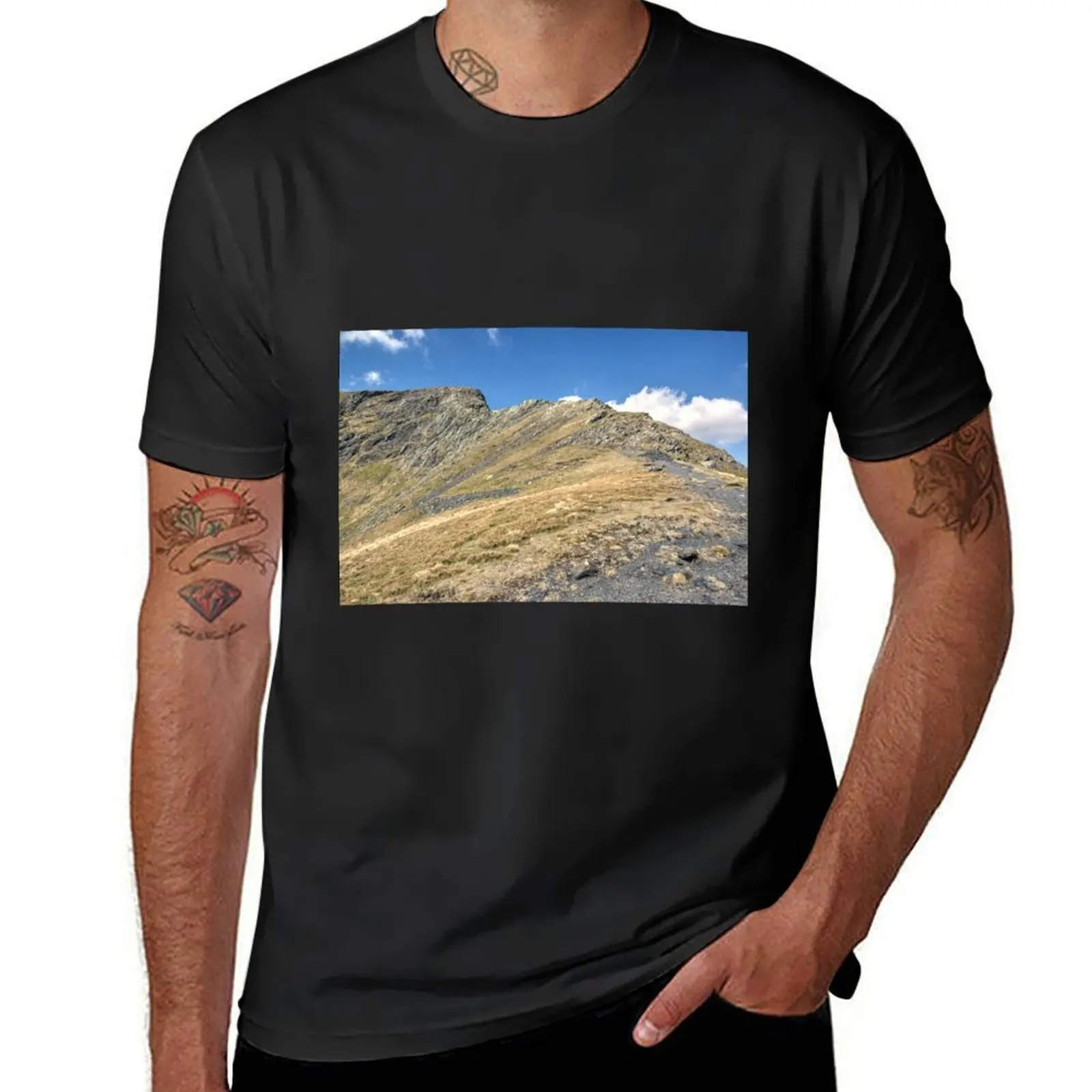 The Path To Sharp Edge T-Shirt tees plus size tops oversized funnys fitted t shirts for men