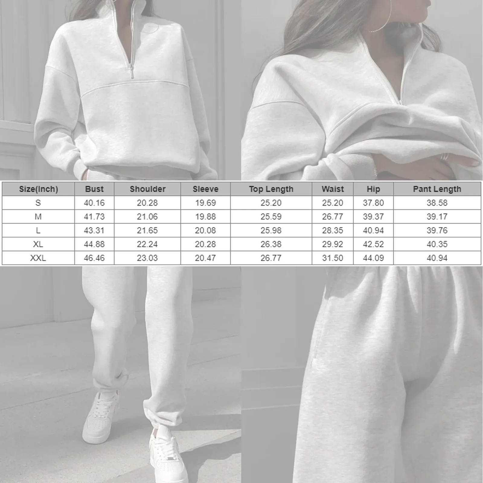 Women'S Spring Sports Two-Piece Set I Casual Loose Hooded Shirt And Loose Wide Leg Pants Two-Piece Set Solid Color Hoodie Set