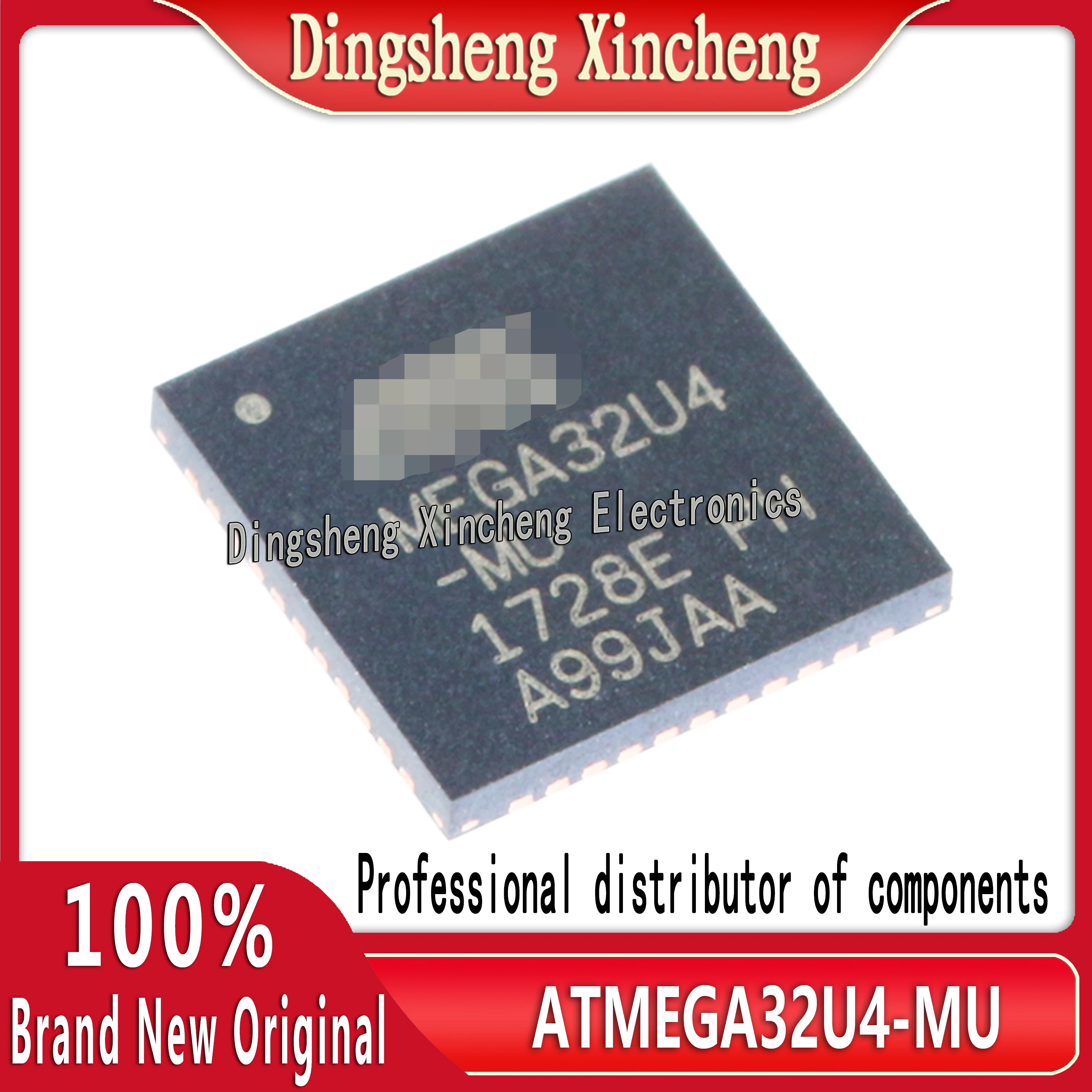 Original genuine ATMEGA32U4-MU QFN-44 8-bit microcontroller chip IC 16MHZ