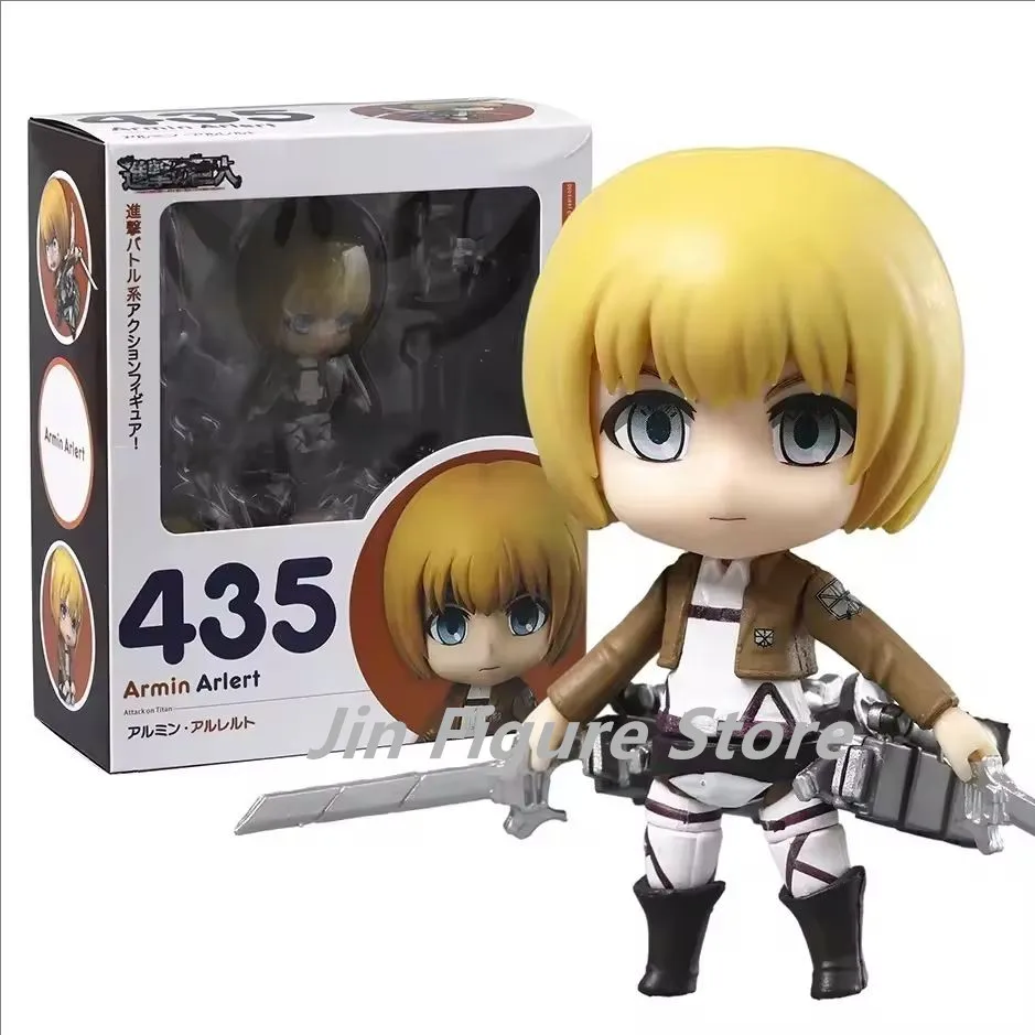

HOT Clay man #435 Attack on Titan Armin Arlert Anime Girl Figure Levi Ackerman Action Figure Figurine Model Doll Toys Gifts