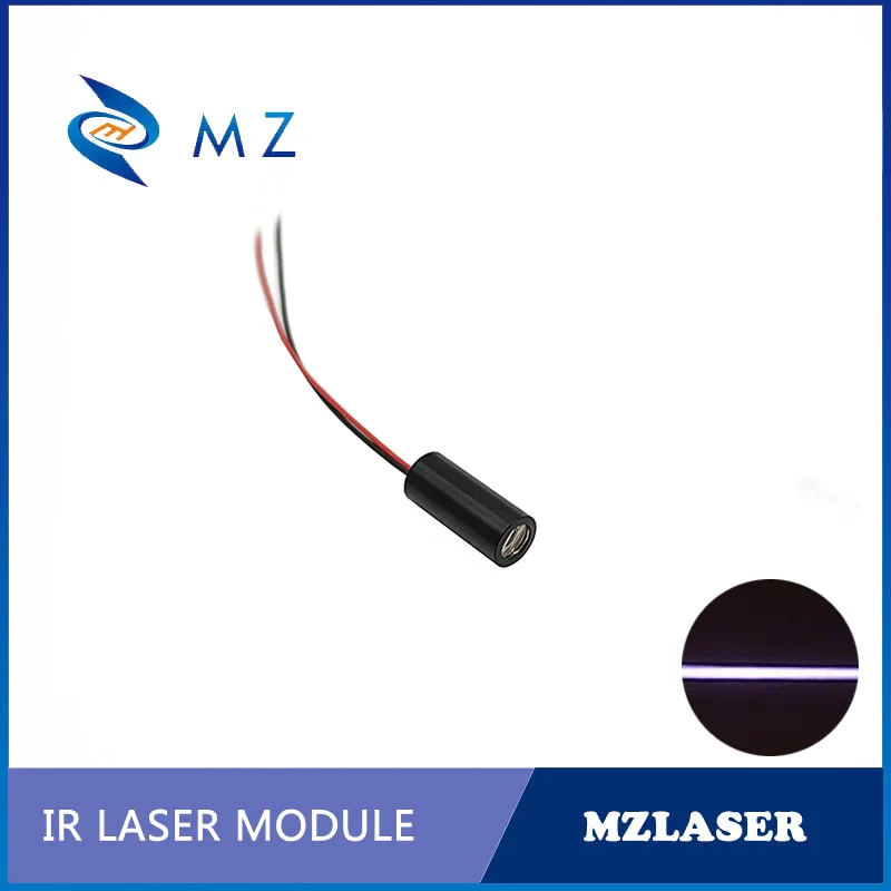 Modulo Laser linea IR 9mm 780nm 5mw obiettivo PMMA modello di circuito CW di azionamento APC di grado industriale