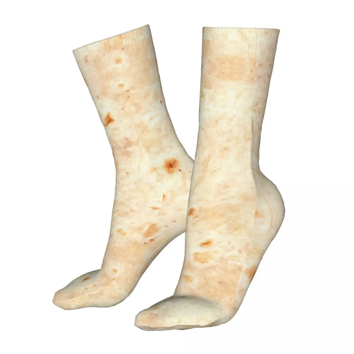 Female Cycling Tortilla Time Burrito Socks Cotton Funny Mexican Food Women Sock