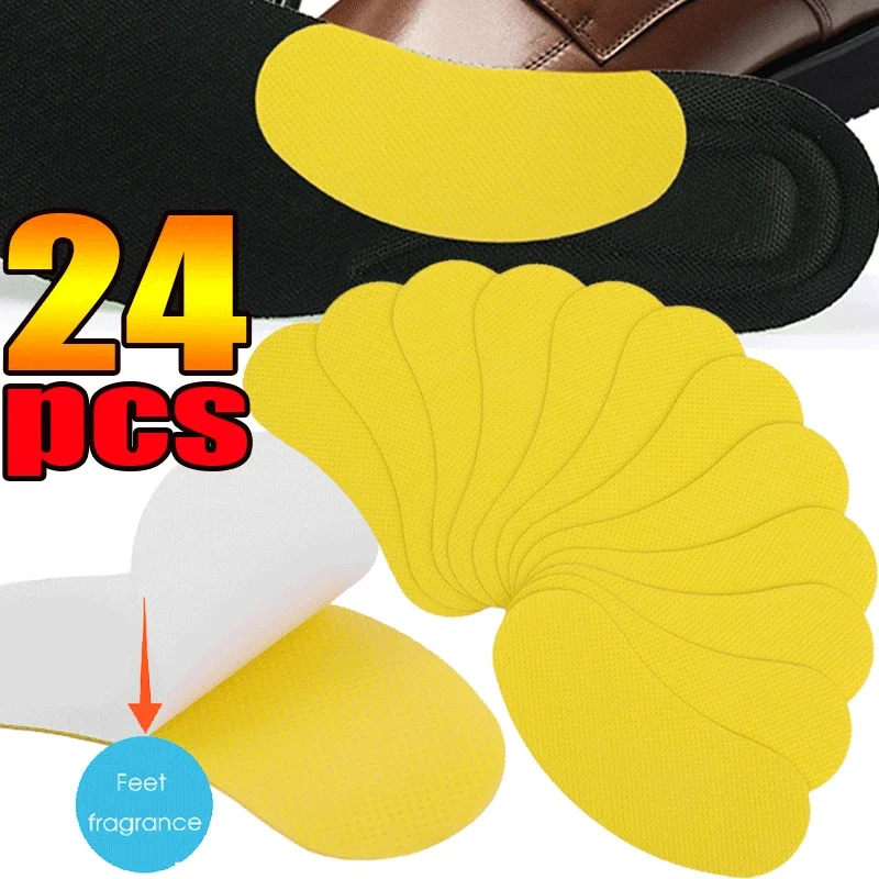 12/24pcs Shoes Deodorant Sticker Deodorant Foot Odor Deodorant Sneaker Smell Fresh Deodorant Insole Sterilization Sticker