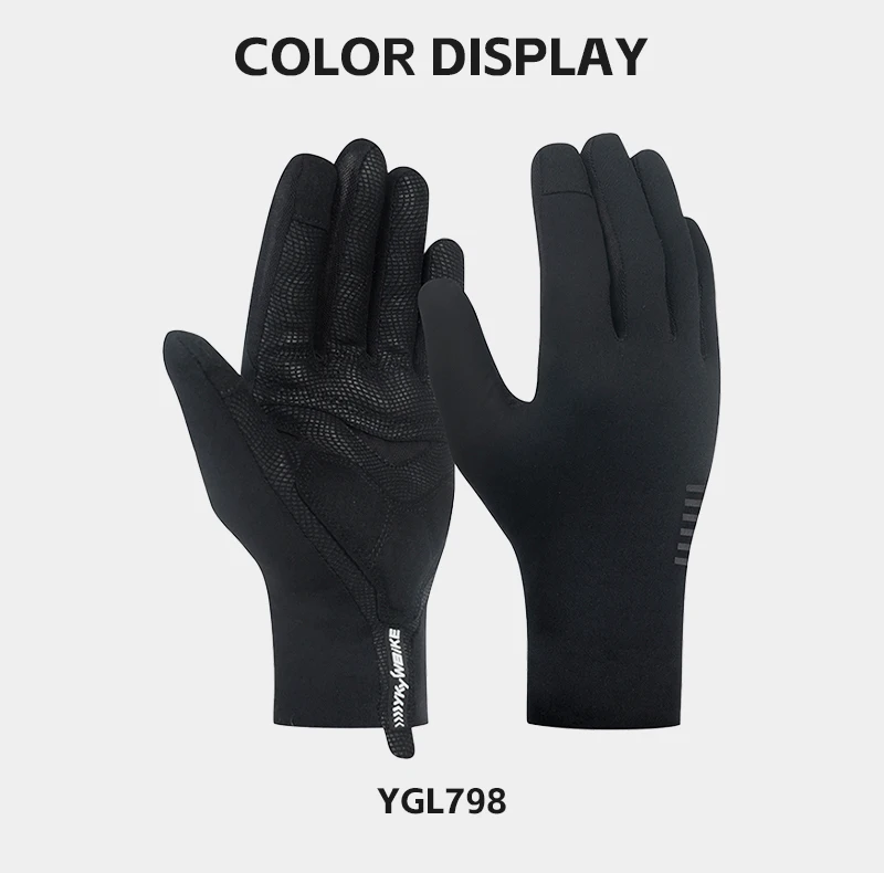 YKYWBIKE Fahrradhandschuhe Vollfinger MTB Fahrradhandschuhe Touchscreen Sporthandschuhe Fahrradhandschuhe Unisex Atmungsaktive stoßfeste Handschuhe – Detail 3