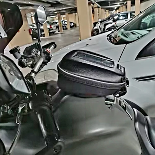 Imagen 2 del producto Bolsa de tanque de combustible de bloqueo rápido para Honda CRF1100L Africa Twin Adventure Sports CRF1000L, bolsa de navegación antirrobo impermeable para equipaje