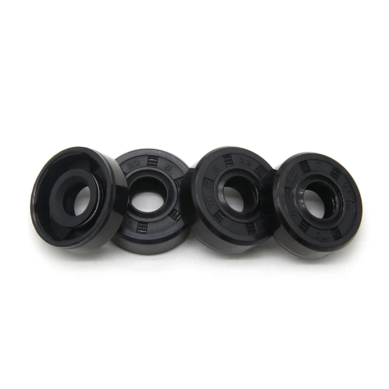 2~10pcs ID 8mm NBR Oil Seals TC-8*14/15/16/18/22*4/4.5/5/7/8mm Black Nitrile Rubber Shaft Double Lip Oil Resistant Seal Gaskets