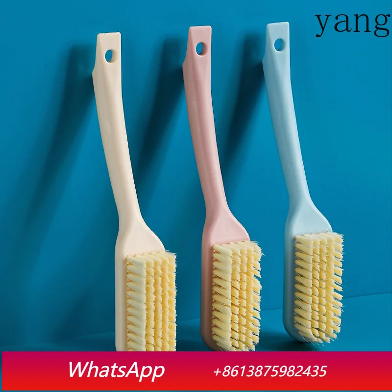 

LTT Household Long Handle Shoe Brush Hangable Plastic Shoe Washing Brush Multifunctional Cleaning Brush