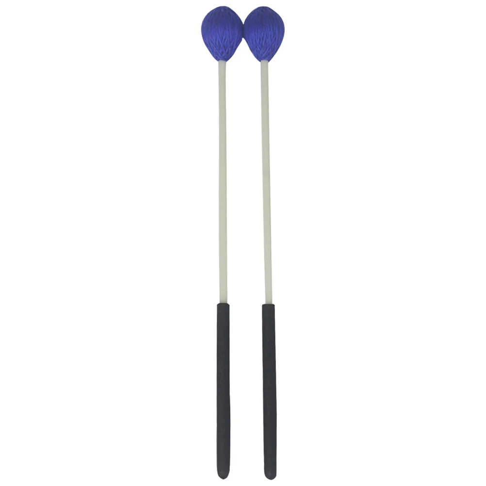 

Marimba Mallets Medium Yarn Mallets for Percussion Blue Keyboard Durable Synthetic Material Great Weight Balance Indoor Outdoor