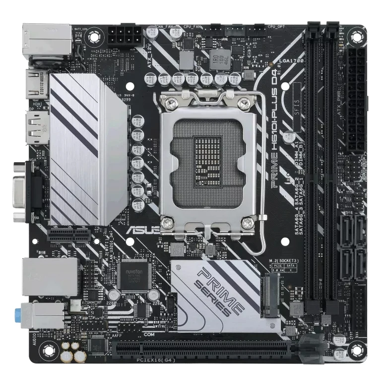 New Wholesale PRIME H610I PLUS D4 Mini ITX Suitable for Small Case/portable case
