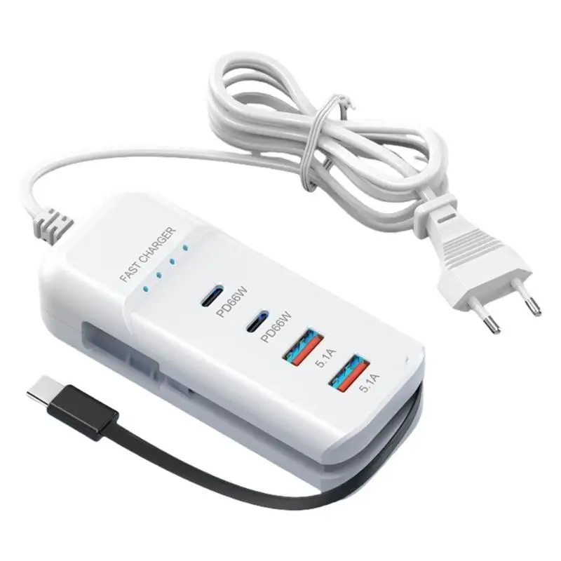 652F Space Saving Power Strips with PD Fast Charging Capability and 2 USB Connection