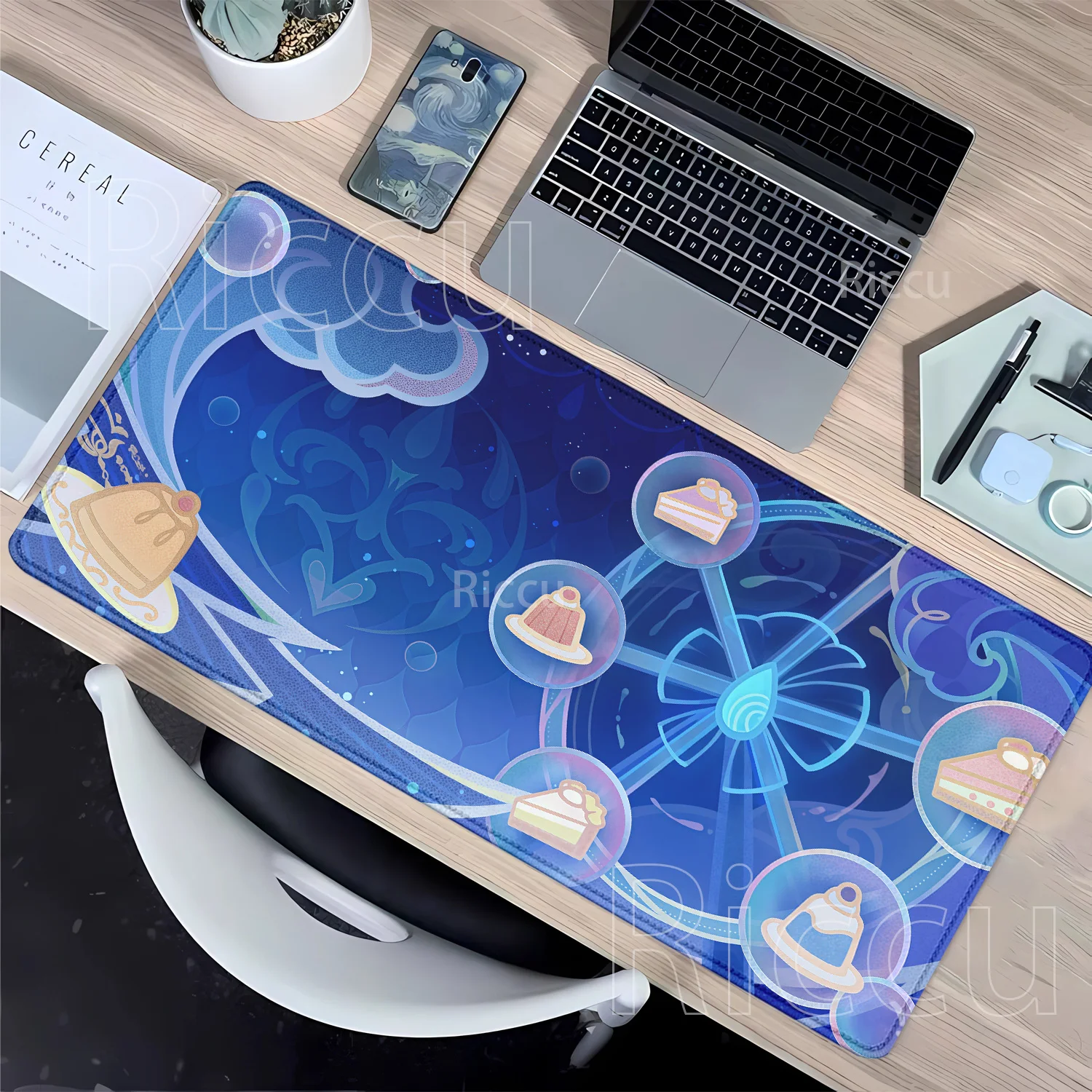 Podkładka pod mysz z nadrukiem – Desk Setup Anime recenzja i cena