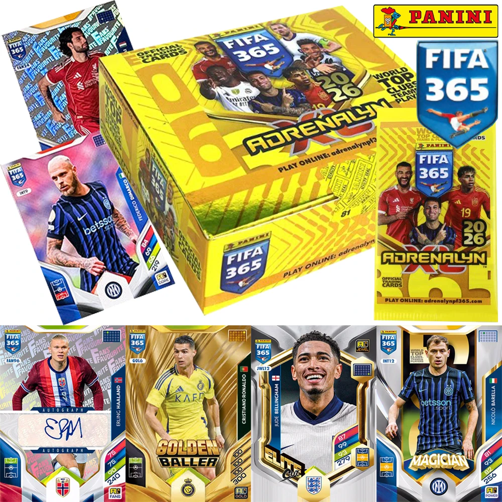 PANINI Genuine 2026 FIFA 365 Football Star Player Trading Cards Famous and Popular Legendary Figure Peripheral Cards Collection