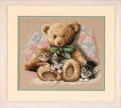 DIM35236 Home Fun Cross Stitch Kit Package Greeting Needlework Counted Cross-Stitching Kits New Style Joy Sunday Kits Embroidery