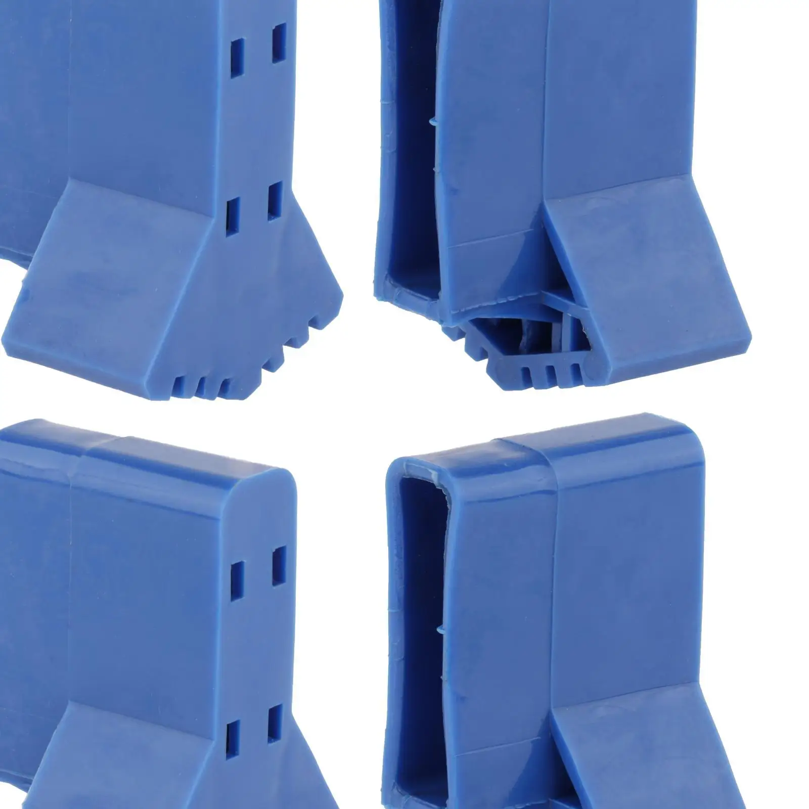 Imagem -04 - Tampas de Pés de Escada Antiderrapante Protetor de Almofada Almofadas Trapezoidais Perna de Escada do Sótão Silicone Durável Pés Móveis para Casa e Escritório Pcs