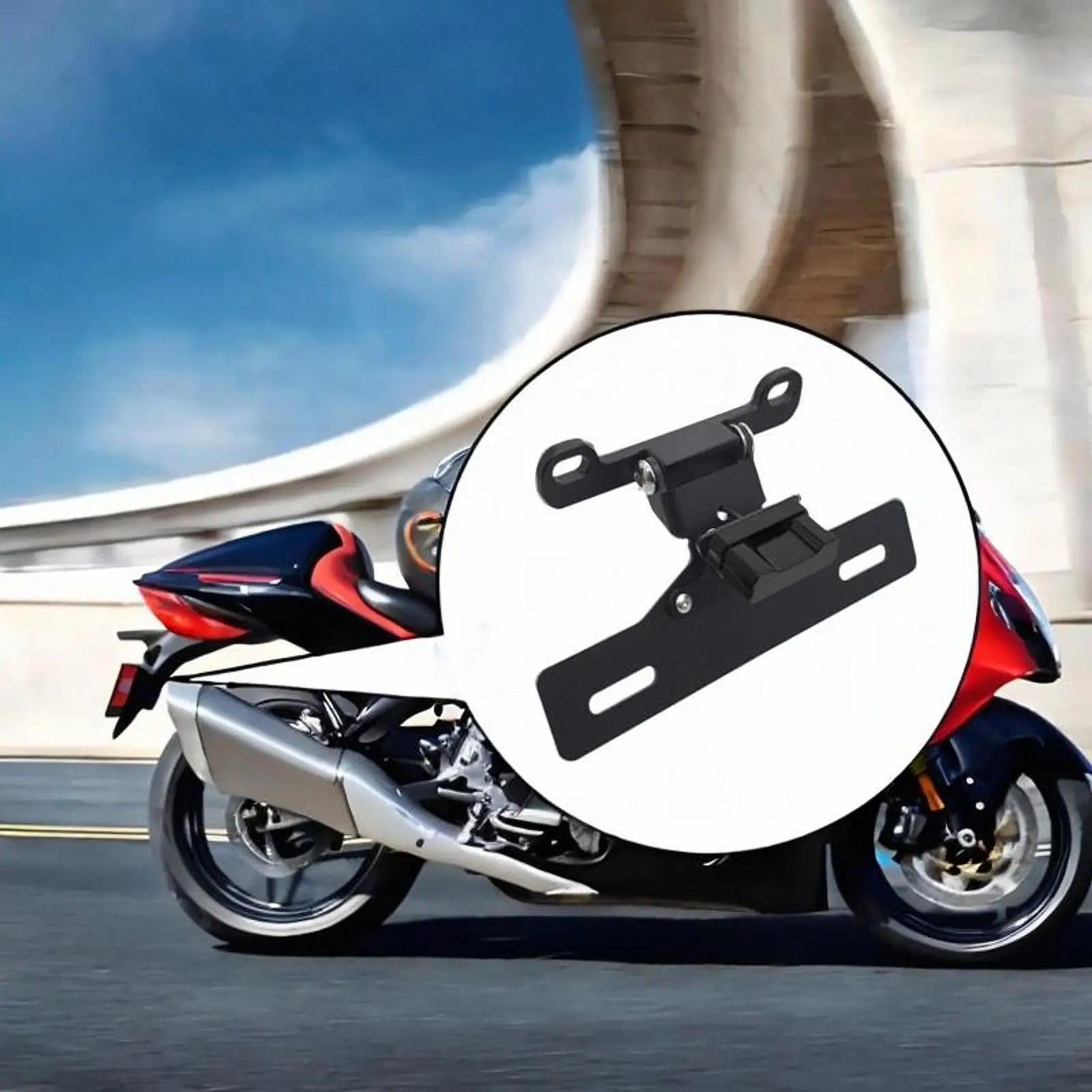 

Heavy Duty Motorcycle License Plate Rack Metal Holder for Suzuki GSX1300R Hayabusa