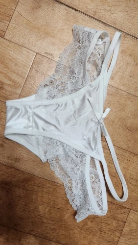 Comfortable Sweet Lace Panties Low Waist Flower Underwear for Women Hollow Cotton Crotch Satin Silk Briefs Female photo review