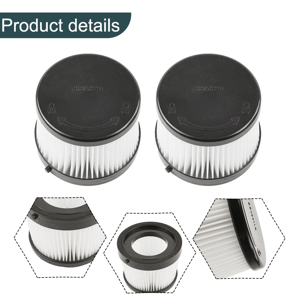 2Pcs DCV5011H Filter Screen Element Applicable To Model DCV501 20V Charging Vacuum Cleaner Washable Filter Replacement