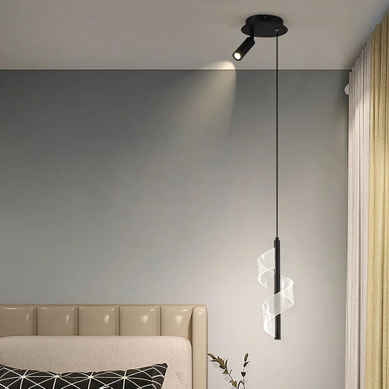 Imagem -02 - Nórdico Led Pendant Light Pendurado Lâmpada para Quarto Living Sala de Jantar Corredor Estudo Teto Interior Decoração do Lar Lustre