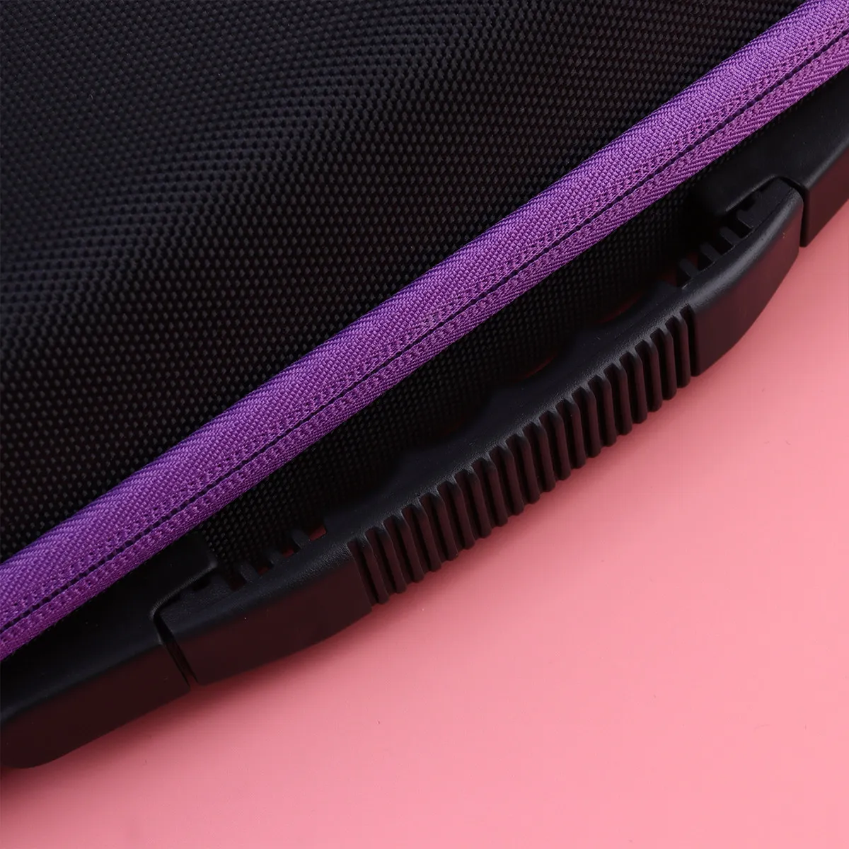 

Essential Oil Storage Bag 15Ml Capacity Shockproof Portable Organizer For Travel Purple Lining Brush Case