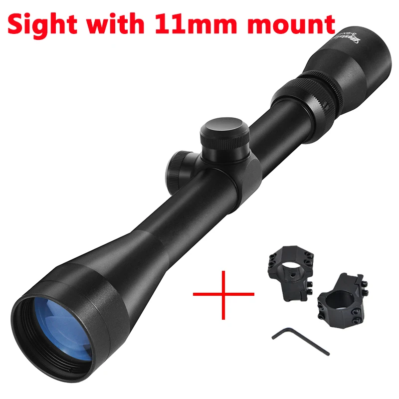 3-9X40 Jachtgeweerlens met draadloze afstandsmeter, richtkruis voor kruisboog, Mil Dot richtkruis, optische vizieren