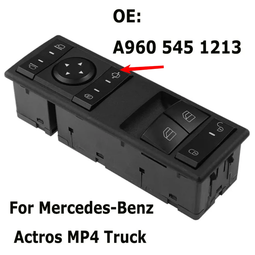 

Car Accessories For Mercedes-Benz Actros MP4 Truck front left LHD Electric power Window Switch glass Lifter Control Button Parts